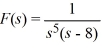  Use the convolution theorem to compute the inverse Laplace transform of   A)    \frac{t^{4}}{4 !} * e^{8 t}   B)    \frac{t^{5}}{5 !} * e^{8 t}   C)    \frac{t^{4}}{4 !} * e^{-8 t}   D)    \frac{t^{5}}{5 !} * e^{-8 t}   E)    t^{5} * e^{8 t}   F)    t^{5} * e^{-8 t} 