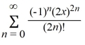 <strong>What is the Taylor series expansion for f(x) =   about x = 0?</strong> A)   B)   C)   D)   E)   <div style=padding-top: 35px> 