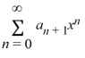 Which of these power series is equivalent to   + 7   ? A)    B)    C)  ?   D)  ?   E)   
