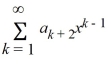 Which of these power series is equivalent to   + 7   ? A)    B)    C)  ?   D)  ?   E)   