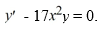  <strong>Consider the first-order differential equation   Assume a solution of this equation can be represented as a power series   . Assume that C<sub>0</sub> is known. Which of these power series equals y(x)?</strong> A)   \sum_{n=0}^{\infty} \frac{17 c_{0}}{3(n !)^{2}} x^{3 n}   B)   \sum_{n=0}^{\infty} \frac{c_{0} 17^{n}}{n ! 3} x^{3 n}   C)   \sum_{n=0}^{\infty} \frac{17 c_{0}}{3^{n} n !} x^{3 n}   D)   \sum_{n=0}^{\infty} \frac{17 c_{0}}{3^{n}(n !)^{2}} x^{3 n}   <div style=padding-top: 35px>  