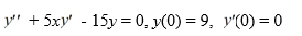 Consider this initial-value problem:   . Assume a solution of this equation can be represented as a power series   . Write down the values of these coefficients: C<sub>0</sub> = ________, C<sub>1</sub> = ________, C<sub>2</sub> = ________, C<sub>3</sub> = ________, C<sub>4</sub> = ________, C<sub>5</sub> = ________, C<sub>6</sub> = ________<div style=padding-top: 35px> 