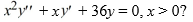  <strong>Which of the following pairs forms a fundamental set of solutions of the Cauchy Euler differential equation   .</strong> A)   \{\cos (6 \ln x), \sin (6 \ln x)\}   B)   \left\{x^{6} \cos (\ln x), x^{6} \sin (\ln x)\right\}   C)   \{\ln (\cos (6 x)), \ln (\sin (6 x))\}   D)   \left\{x^{-6}, x^{6}\right\}   E)   \{\cos (\ln (6 x)), \sin (\ln (6 x))\}   <div style=padding-top: 35px>  