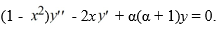 <strong>Consider the Legendre equation:   . Which of these statements is true?</strong> A) x = 1 is a regular singular point and x = -1 is an irregular singular point. B) x = 1 is an irregular singular point and x = -1 is a regular singular point. C) Both x = 1 and x = -1 are regular singular points. D) Both x = 1 and x = -1 are irregular singular points. <div style=padding-top: 35px> 