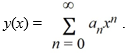  <strong>Consider the second-order differential equation   . Suppose the method of Frobenius is used to determine a power series solution of this equation. The indicial equation has r = 0 as a double root. So, one of the solutions can be represented as the power series   . Assume a<sub>0</sub>  \neq  0. Which of these is the explicit formula for the coefficients ?</strong> A)   a_{2 n}=\frac{(-1)^{n} 2^{3 n}}{n !} a_{0, n} \geq 1   B)   a_{2 n}=\frac{(-1)^{n} 2^{5 n}}{n !} a_{0}, n \geq 1   C)   a_{2 n}=\frac{(-1)^{n} 2^{3 n}}{(n !)^{2}} a_{0}, n \geq 1   D)   a_{2 n}=\frac{(-1)^{n} 2^{5 n}}{(n !)^{2}} a_{0}, n \geq 1   <div style=padding-top: 35px>  