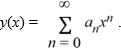 Consider the second-order differential equation   . Suppose the method of Frobenius is used to determine a power series solution of this equation. The indicial equation has r = 0 as a double root. So, one of the solutions can be represented as the power series   . Assume a<sub>0</sub> ≠ 0. Assuming that a<sub>0</sub>= 1, one solution of the given differential equation is   Assuming that   are known, what is the radius of convergence of the power series of the second solution Y<sub>2</sub> (x)?<div style=padding-top: 35px> 
