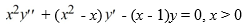 <strong>Consider the second-order differential equation   . What is the radius of convergence of the series of the general solution of the differential equation?</strong> A) 1 B) 2 C) 4 D) ? <div style=padding-top: 35px> 