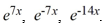 Compute the Wronskian W for the set of functions ,   .. W = ________