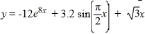 What is the least order of a homogeneous differential equation with constant coefficients for which   is a solution?