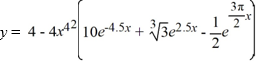 What is the least order of a homogeneous differential equation with constant coefficients for which   is a solution?