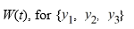 Consider the nonhomogeneous differential equation   The functions   form a fundamental set of solutions of the corresponding homogeneous equation    Compute the Wronskian,  