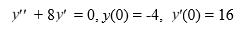 <strong>Consider the initial value problem What is the solution of this initial value problem?</strong> A) y = -4 + 2 B) y = -4 + 2 C) y = -2 + 2 D) y = -2 - 2 E) y = -4t - 2 F) y = -2t - 2