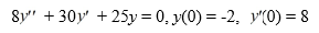 Consider the initial value problem What is the t-coordinate of the local extreme value of y = y(t) on the interval (0, ∞)? Enter your answer as a decimal accurate to three decimal places.
