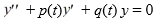 <strong>Consider the pair of functions y<sub>1</sub> = t and y<sub>2</sub> = 3t<sup>2</sup>. Which of these statements are true? Select all that apply.</strong> A) W[y<sub>1</sub> , y<sub>2</sub>](t) > 0 for all values of t in the interval (-2, 2). B) W[y<sub>1</sub> , y<sub>1</sub>](t) = 3t<sup>2</sup> C) The pair y<sub>1</sub> and y<sub>2</sub> constitutes a fundamental set of solutions to some second-order differential equation of the form   on the interval (-2, 2). D) Abel's theorem implies that y<sub>1</sub> and y<sub>2</sub> cannot both be solutions of any differential equation of the form   on the interval (-2, 2). E) Since there exists a value of t<sub>0</sub> in the interval (-2, 2) for which W[y<sub>1</sub> ,y<sub>2</sub> ](t) = 0, there must exist a differential equation of the form   for which the pair y<sub>1</sub> and y<sub>2</sub> constitute a fundamental set of solutions on the interval (-2, 2). <div style=padding-top: 35px> 
