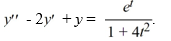  Use variation of parameters to find the general solution of the nonhomogeneous differential equation    A)    \left.y(t) =C_{1} e^{t}+C_{1} t e^{t}-\frac{1}{8} e^{t} \ln \left(1+4 t^{2}\right) +\frac{1}{2} e^{t} \tan ^{-1} 2 t\right)    B)    \left.y(t) =C_{1} e^{t}+C_{1} t e^{t}-\frac{1}{8} t e^{t} \ln \left(1+4 t^{2}\right) +\frac{1}{2} e^{t} \tan ^{-1} 2 t\right)    C)    \left.y(t) =C_{1} e^{t}+C_{1} t e^{t}-8 e^{t} \ln \left(1+4 t^{2}\right) +2 t e^{t} \tan ^{-1} 2 t\right)    D)    \left.y(t) =C_{1} e^{t}+C_{1} t e^{t}-8 t e^{t} \ln \left(1+4 t^{2}\right) +2 e^{t} \tan ^{-1} 2 t\right)  