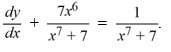 Consider the differential equation .What choice of the arbitrary constant in the general solution ensures that the solution curve passes through the point (1, 4)?