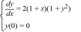 Consider this initial value problem: What is approximately the interval where the solution applies? Round each of the endpoints of the interval to the nearest hundredth.