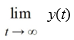 Consider the autonomous differential equation Determine for the initial condition y(t<sub>0</sub> ) = (8, -4).