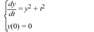 Consider the following initial value problem: Determine the first two iterations of Picard's iteration method.