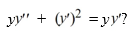 <strong>What is the two-parameter family of solutions of the second-order differential equation </strong> A) y^{2}=C_{1} e^{x}+C_{2} B) \arctan (y)+C_{1}=C_{2} x C) \frac{1}{4} y^{2}+C_{1} \ln |y|=x+C_{2} D) \ln \left|y^{2}+C_{1}\right|=x+C_{2}