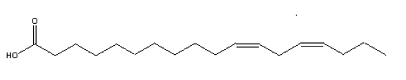  <strong>Which of the structures below is an example of an  \omega -3 polyunsaturated fatty acid?</strong> A)   B)   C)   D)   E) none of the above <div style=padding-top: 35px>  