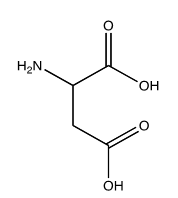 Which of the following structures shows the prevalent form of glutamic acid at pH 3? A)     B)     C)     D)     E)  none of these choices