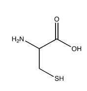 Which of the following structures shows the prevalent form of cysteine at pH 12? A)     B)     C)     D)     E)  none of these choices