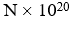 Since there are 20 standard amino acids, the number of possible linear polypeptides of length N can be expressed as ___. A)    B)    C)    D)    E)   