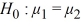 The following figure shows a randomization distribution for the hypotheses   versus   The statistic used for each sample is   Which of the two possible sample results provides the most evidence against   ?   A)    = 56.5;   = 51.3 B)    = 50.2;   = 53.1