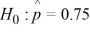 Identify the error in the following hypotheses:   versus  