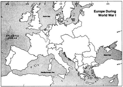 In what way was Belgium important in Great Britain's decision to declare war on Germany? Study the map  Europe Goes to War, Summer 1914  in the text. Referring to the text when necessary, answer the following questions:    Refer to Map Exercise 23-1. 
