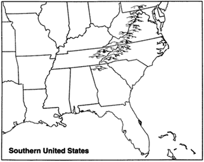 Explain the significance of each of the following cities in the early civil rights movement: Atlanta, Georgia Greensboro, North Carolina Little Rock, Arkansas Montgomery, Alabama Use the map that follows:    Refer to Map Exercise 25-1. 