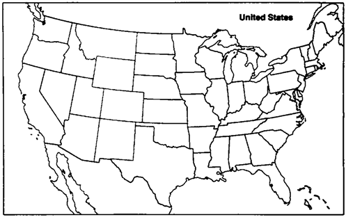 Label the following states and indicate the percentage increase in population for each state from 1950 to 1960: Arizona California Colorado Florida Louisiana Nevada New Mexico Texas Utah Use the map  The Rise of the Sunbelt, 1950-1960  in the text as a reference.    Refer to Map Exercise 25-2. 