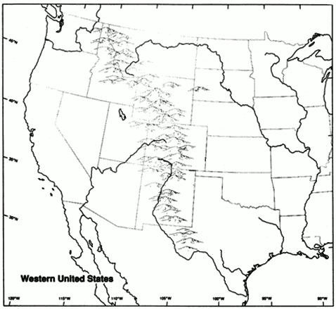 Map Exercise 17-1    Refer to Map Exercise 17-1 Mark the location of and label each of the following: Abilene, Kansas Boise, Idaho Butte, Montana Cheyenne, Wyoming Chicago, Illinois Coeur d'Alene, Idaho Council Bluffs, Iowa Deadwood, South Dakota Denver, Colorado Dodge City, Kansas Duluth, Minnesota El Paso, Texas Fargo, North Dakota Helena, Montana Houston, Texas Kansas City, Kansas Leadville, Colorado Los Angeles, California New Orleans, Louisiana Ogallala, Nebraska Ogden, Utah Omaha, Nebraska Portland, Oregon Promontory Point, Utah Sacramento, California Salt Lake City, Utah San Antonio, Texas San Francisco, California Santa Fe, New Mexico Seattle, Washington St Louis, Missouri St Paul, Minnesota Tombstone, Arizona Topeka, Kansas Tucson, Arizona Virginia City, Montana Virginia City, Nevada