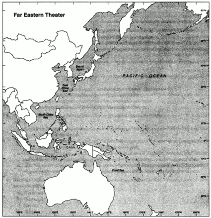 Map Exercise 22-3On the outline map that follows, and using the map  Japanese Expansion Before Pearl Harbor  in the text as a reference:    Refer to Map Exercise 22-3 How did President Roosevelt respond to the Sino-Japanese war?