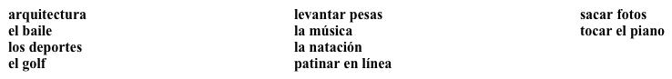 El perfil de mi amigo: Sus intereses Tu amigo necesita ayuda para organizar sus intereses y actividades. Ayúdale a organizarlos, poniéndolos en las categorías apropiadas.
