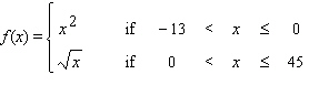 Function f is   . Find   . A)    B)    C)    D) No solution E)   