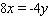 Sketch the straight line with the equation.   A)    B)    C)    D)    E)   