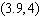 Calculate the slope of the straight line through the points   and   . Try to do the calculations mentally. A)    B)    C)    D)    E)   