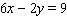 Find the linear equation that is the straight line through (8, 3)and parallel to the line given.   Please enter your answer as an equation in the form   .