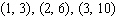 Find the best-fit line associated with the set of points.   A)    B)    C)    D)    E)   