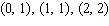 Find the best-fit line associated with the set of points.   A)    B)    C)    D)    E)   