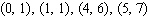 Find the best-fit line associated with the set of points.   A)    B)    C)    D)    E)   