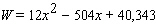 Suppose the amount of carbon dioxide (in pounds per 15,000 miles) released by a typical sport utility vehicle (SUV) depends on its fuel efficiency according to the formula   where x is a fuel efficiency of an SUV in miles per gallon. According to the model, what is the fuel efficiency of an SUV that has the least carbon dioxide pollution? A) 10 miles per gallon B) 24 miles per gallon C) 6 miles per gallon D) 11 miles per gallon E) 21 miles per gallon