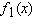 Given the graph of the functions   and   . Determine the color of the graph that corresponds to   .   Select the correct answer. A) Blue B) Red