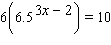 Use logarithms to solve the equation. (Round answers to four decimal places.)   x = __________
