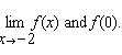 Use the graph to compute     A)    B)    C)    D)    E) does not exist