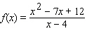 Determine what, if any, value to assign to f ( a )to make f continuous at x = a .   ;  