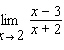 Calculate the limit algebraically.   A) -0.25 B) 2 C) 0.3 D) -4.0 E) None of these