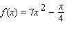 Calculate the average rate of change of the given function over the interval   .   A) 838.5 B) 139.75 C) 41.93 D) 253.5 E) 76.05